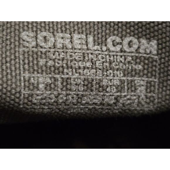 Sorel Sentry coated canvas water resistant cap toe sneaker womens 8 shoes - Picture 8 of 9